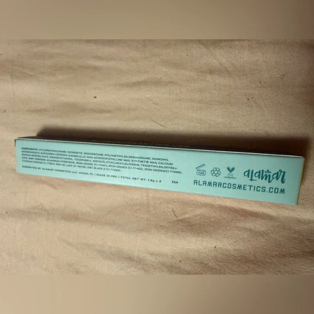 ❤️ 3/$25 ALAMAR COSMETICS Conga Liners Duo - Black/Brown